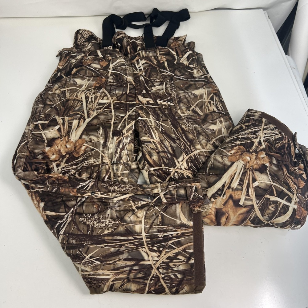 Drake Snow Pants Mens XL Brown Advantage‎ Max-4 HD Camo Insulated Hunting